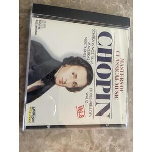 Masters of Classical Music Vol. 8 Chopin Classical Piano Audio CD Compilation